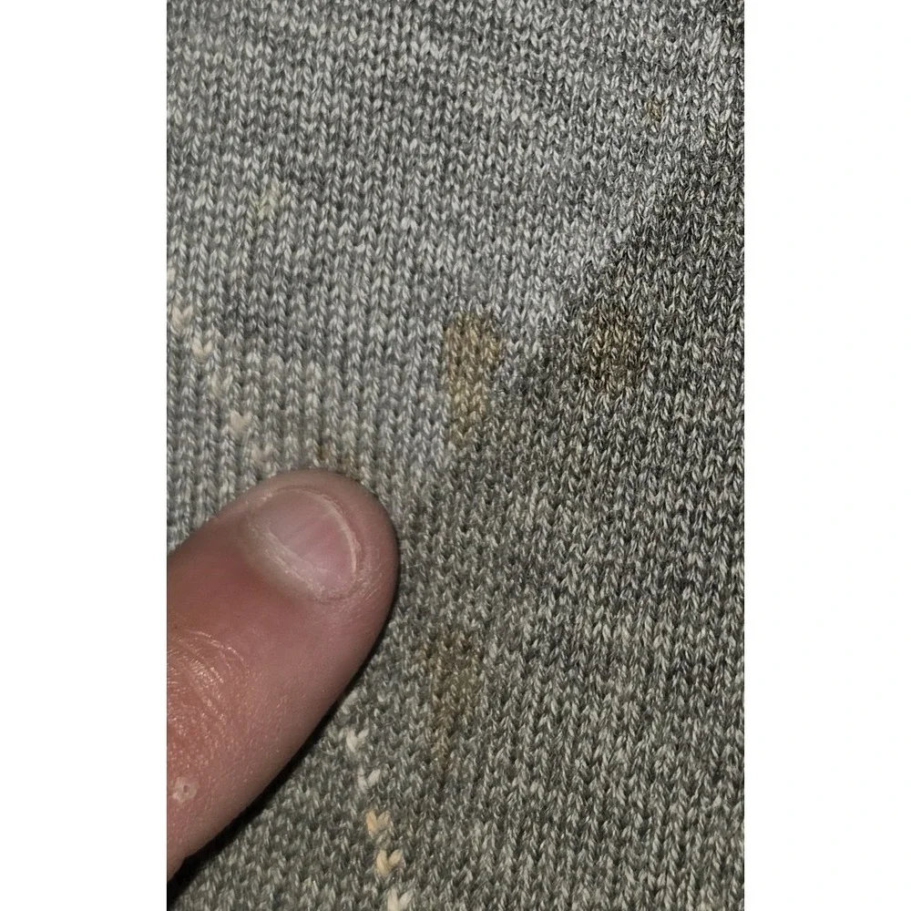 Polo‎ Ralph Lauren Vest Mens XL Brown Tan Cotton Cashmere Argyle Diamond Golf